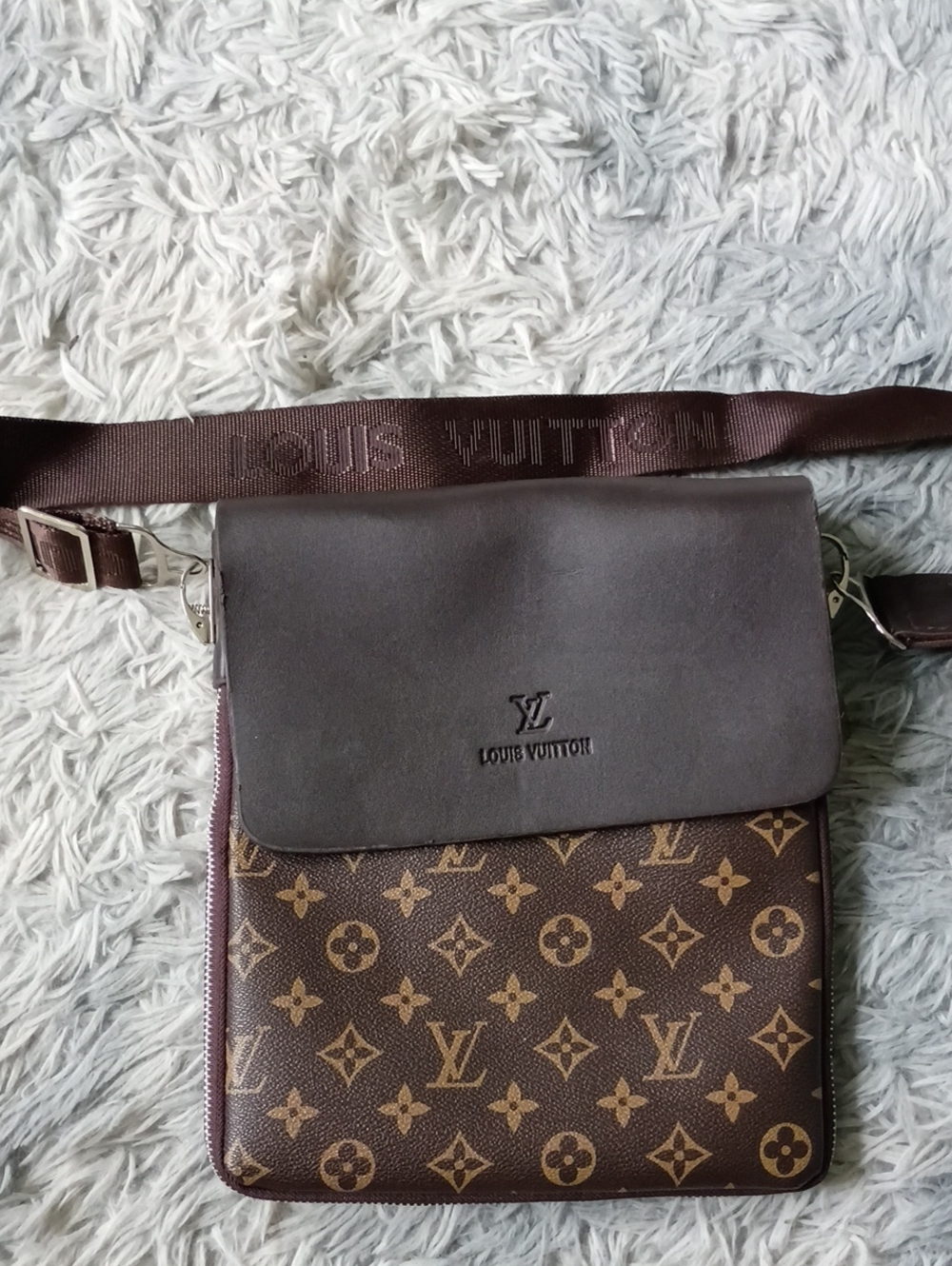 Louis Vuitton Brown Monogram Messenger with Dark Brown Flap and Strap